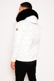 Men's Bomber Jacket White
