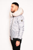 Men's Bomber Jacket Grey