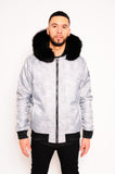 Men's Bomber Jacket Grey
