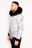 Men's Bomber Jacket Grey