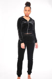 Women's Velour Tracksuit (Various Colours)