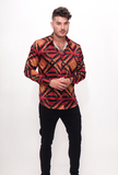 Majesty Print Silk Blend Shirt