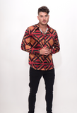 Majesty Print Silk Blend Shirt