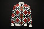 Silk Bomber Jacket Rose