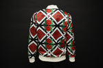 Silk Bomber Jacket Rose
