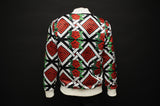 Silk Bomber Jacket Rose