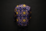 Silk Bomber Jacket Purple/Gold