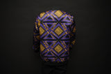 Silk Bomber Jacket Purple/Gold