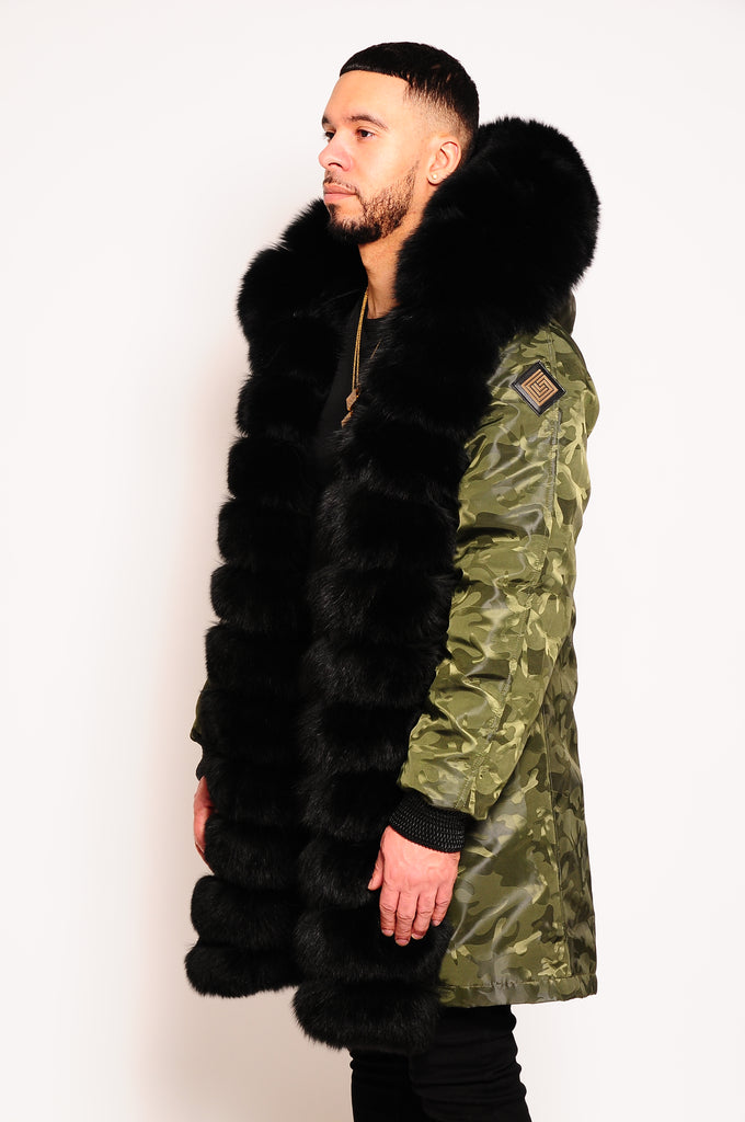 Parka green deals men