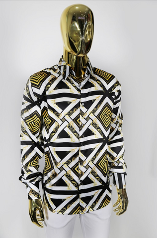 Regal Print Silk Shirt