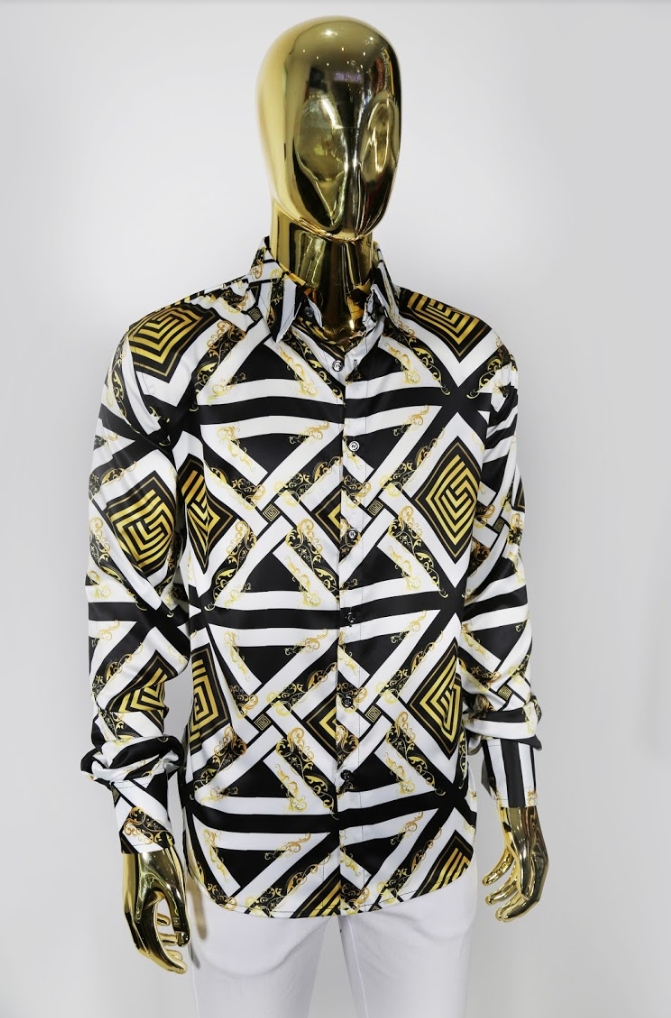 Regal Print Silk Shirt