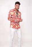 Hedone Print Silk Blend Shirt