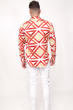 Hedone Print Silk Blend Shirt