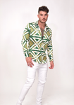August Print Silk Shirt